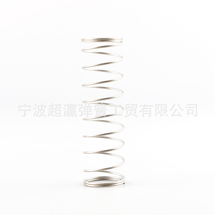 Pressure release shock-absorbing spring