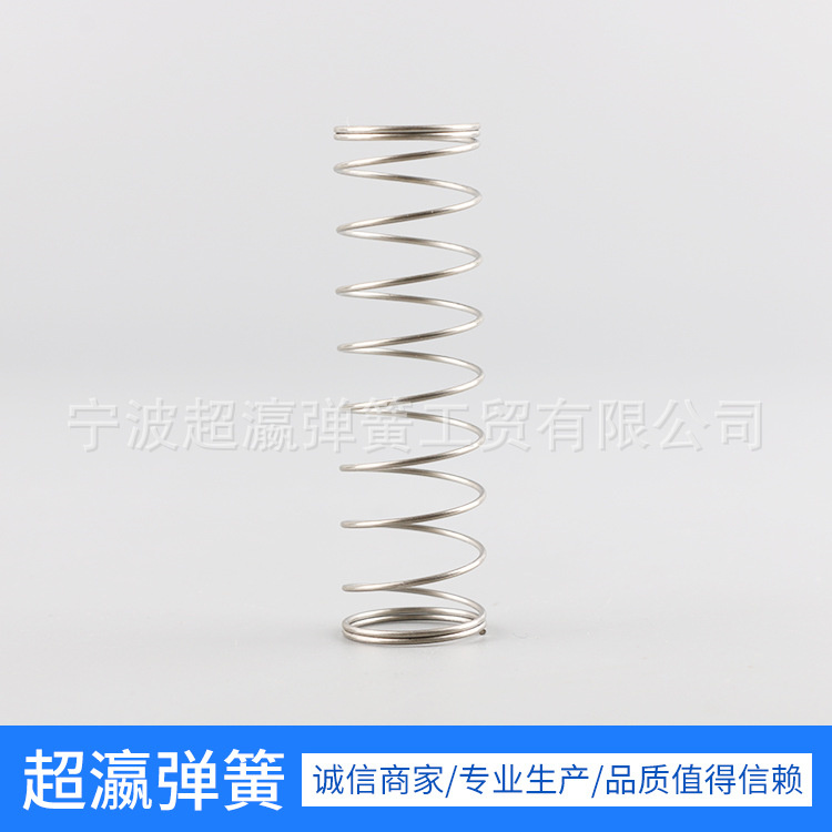 Pressure release shock-absorbing spring