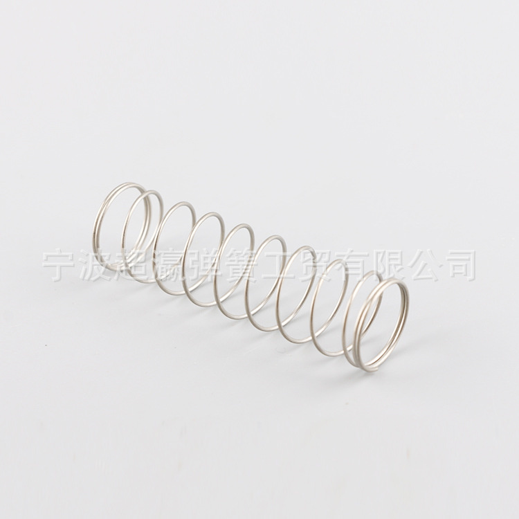 Pressure release shock-absorbing spring