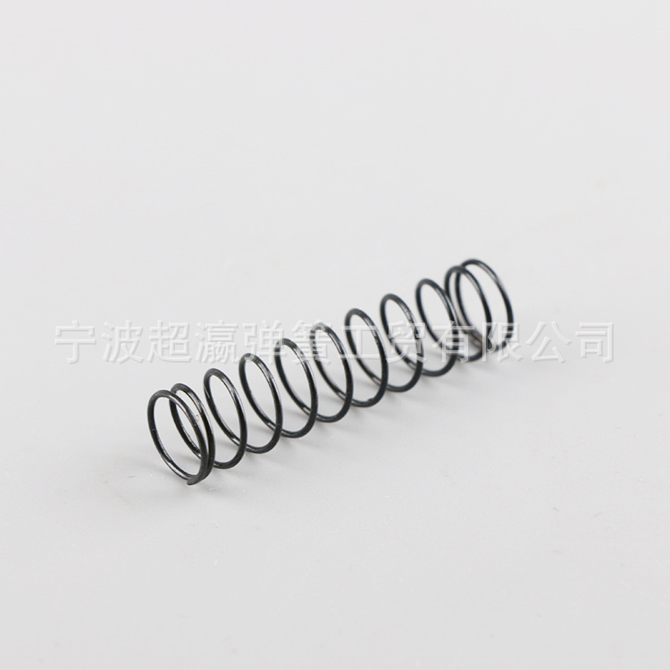 Black competition rear shock-absorbing spring