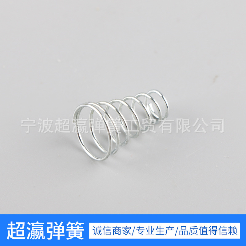 Handle button spring