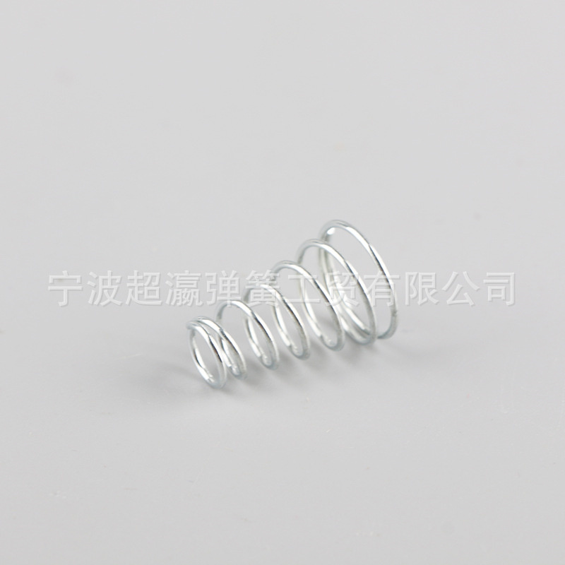 Handle button spring